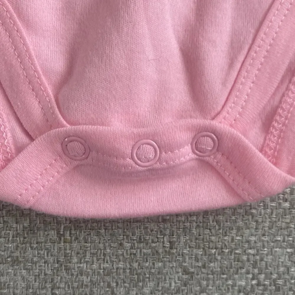 Juicy Couture pink ruffle Short sleeve onesie